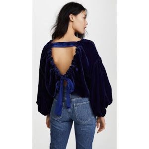 Velvet Blue Top by Free People